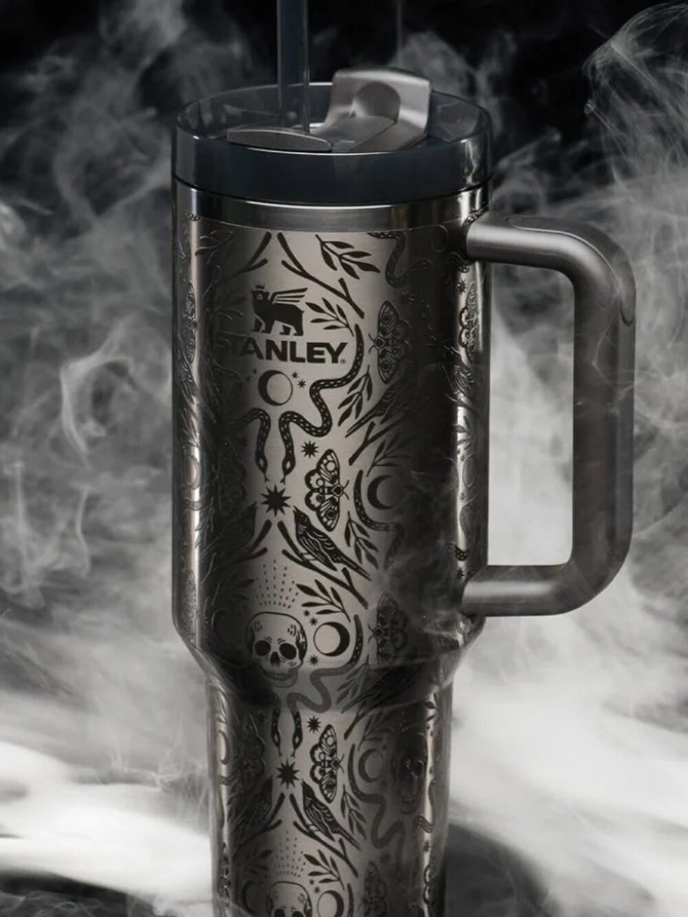 NIB Stanley 30oz Deadly Damask The Flowstate Halloween Quencher H2.0 Tumbler Ltd